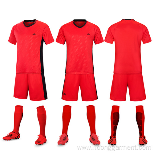 Wholesale Soccer Uniforms Set Team Club Soccer Wear